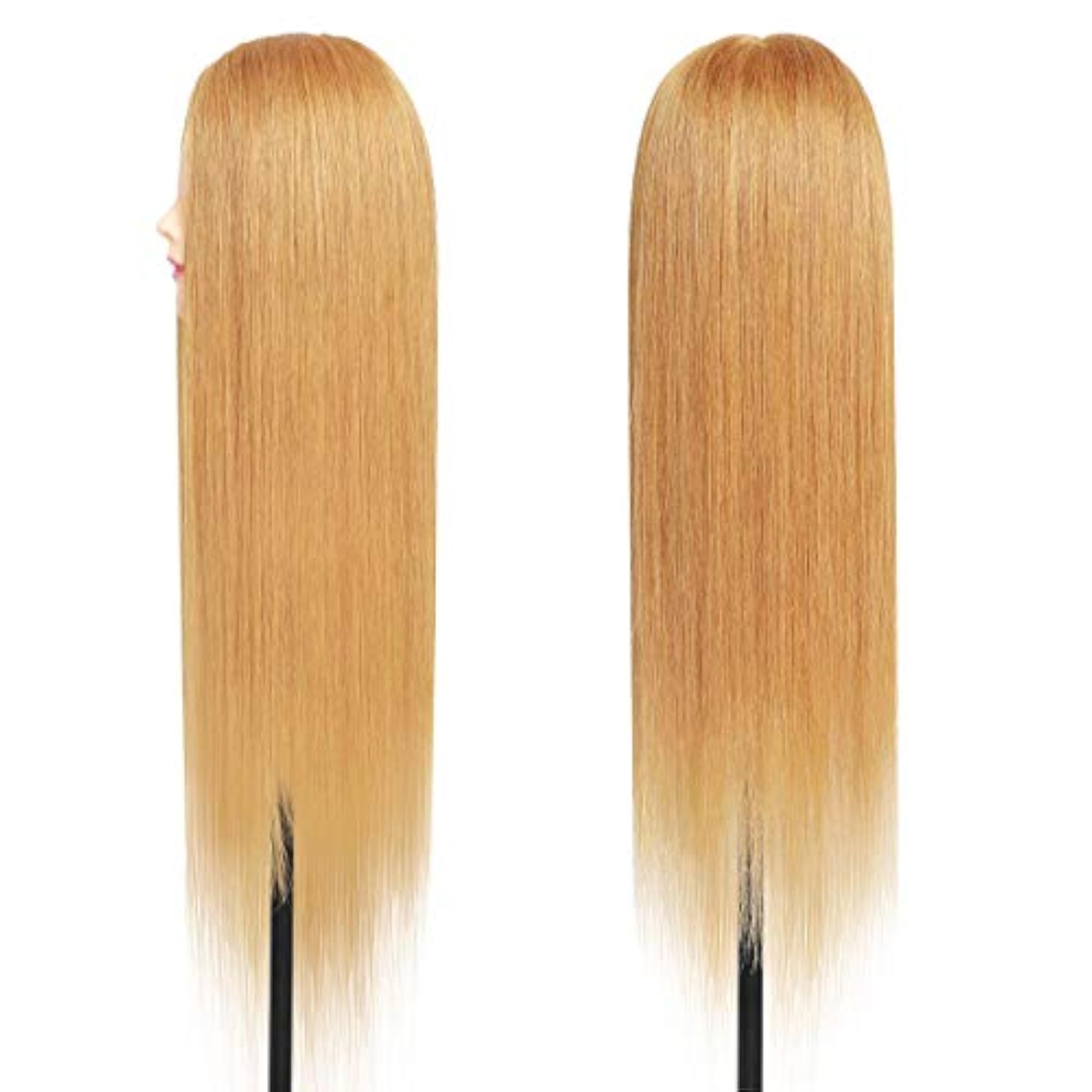 100% Curling Dummy, 28 Inches, 85% Real Human Hair Dummy